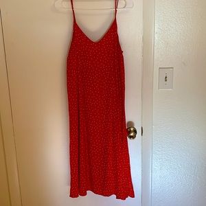 Polk a dot Midi Dress